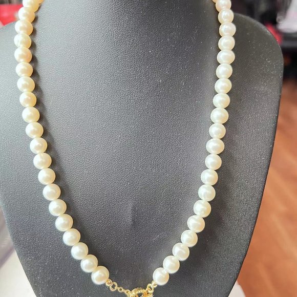 Natural pearl full bead necklace - Picture 1 of 5